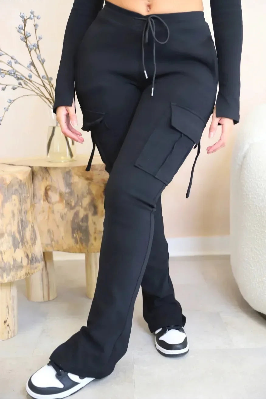 Pantalon cargo tendance pour femme