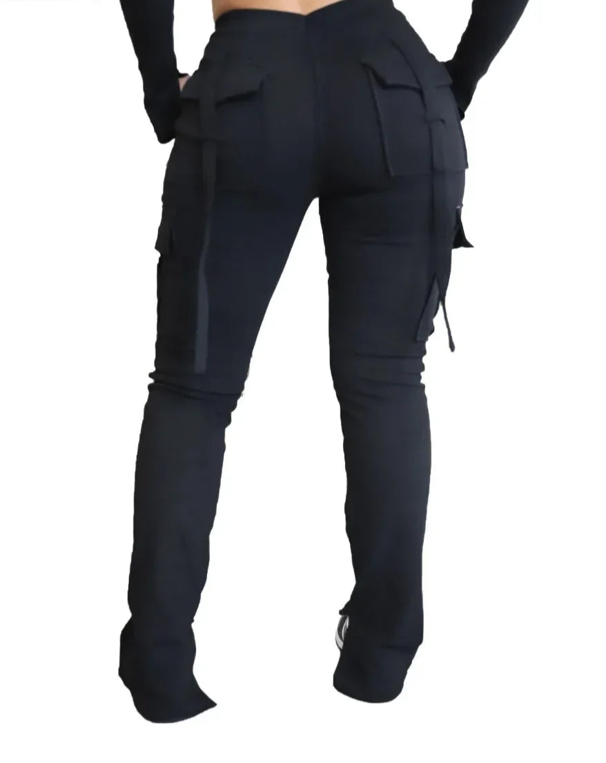 Pantalon cargo tendance pour femme