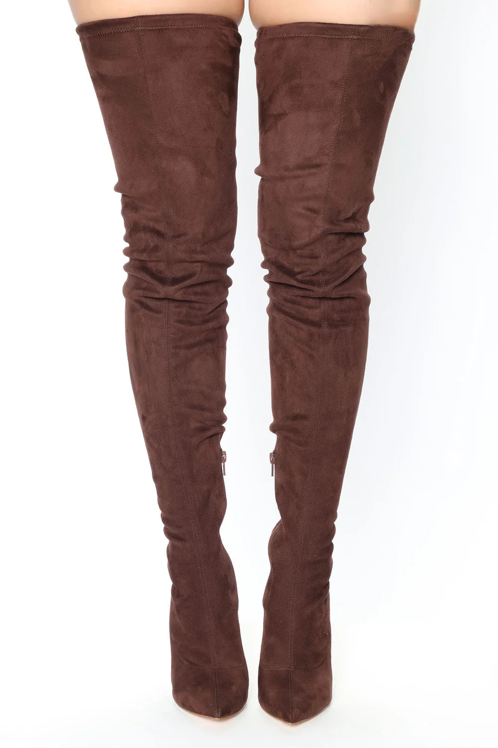 Vicky Over The Knee Boot - Chocolate