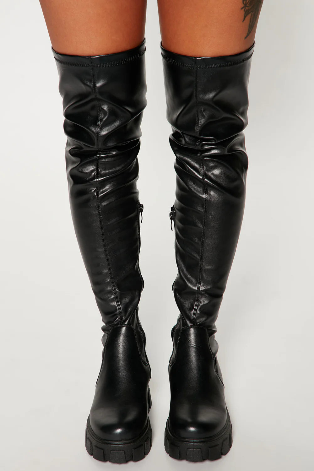 Bottes au-dessus du genou Play It Off - Noir