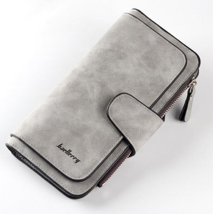 Women's Leather Clutch Wallet