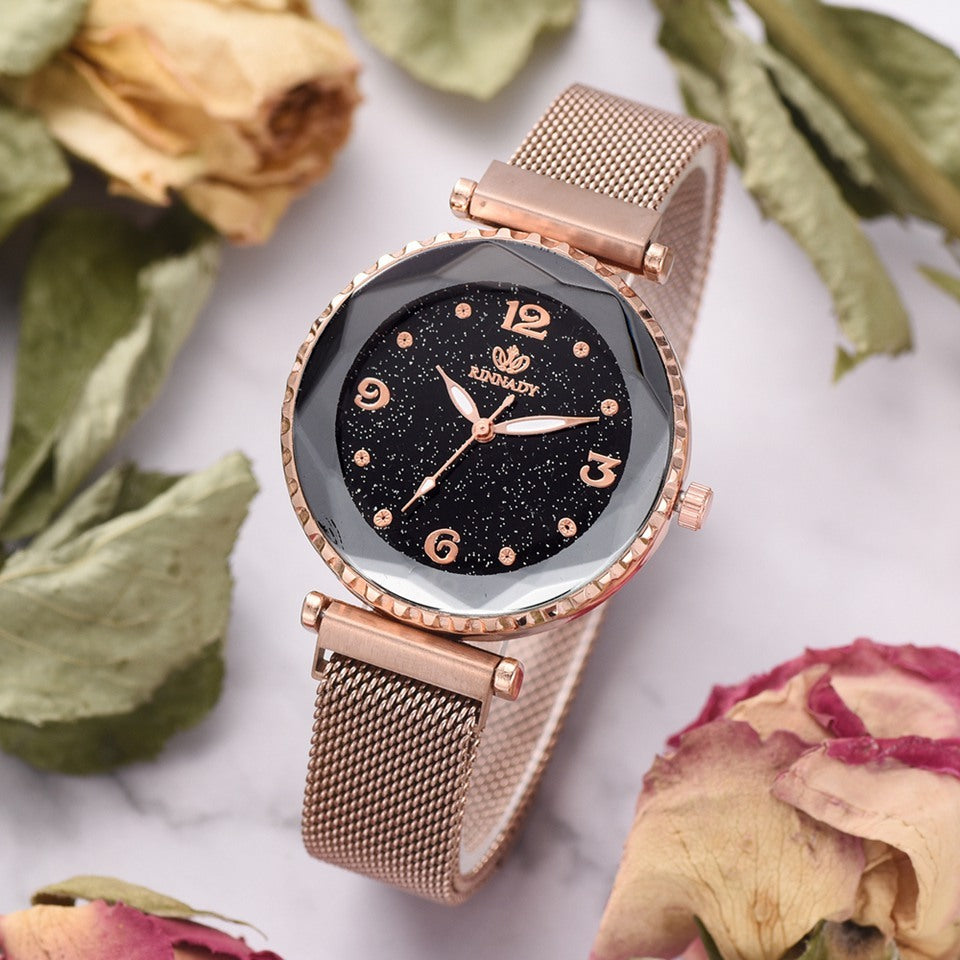 Montre à boucle magnétique pour femme Starry Sky