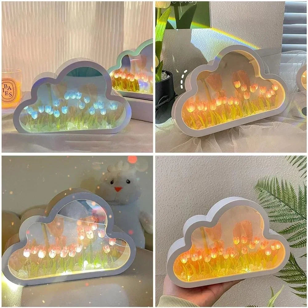 Veilleuse LED en forme de nuage – Une lueur romantique pour vos moments spéciaux !