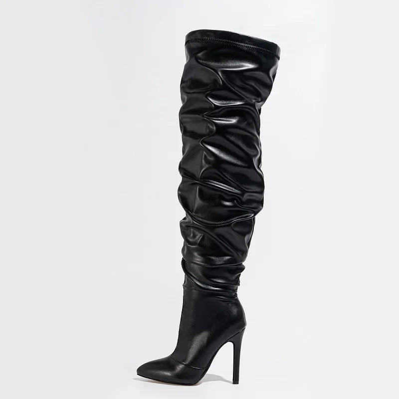 Bottes à talons Not Playing Around - Noir