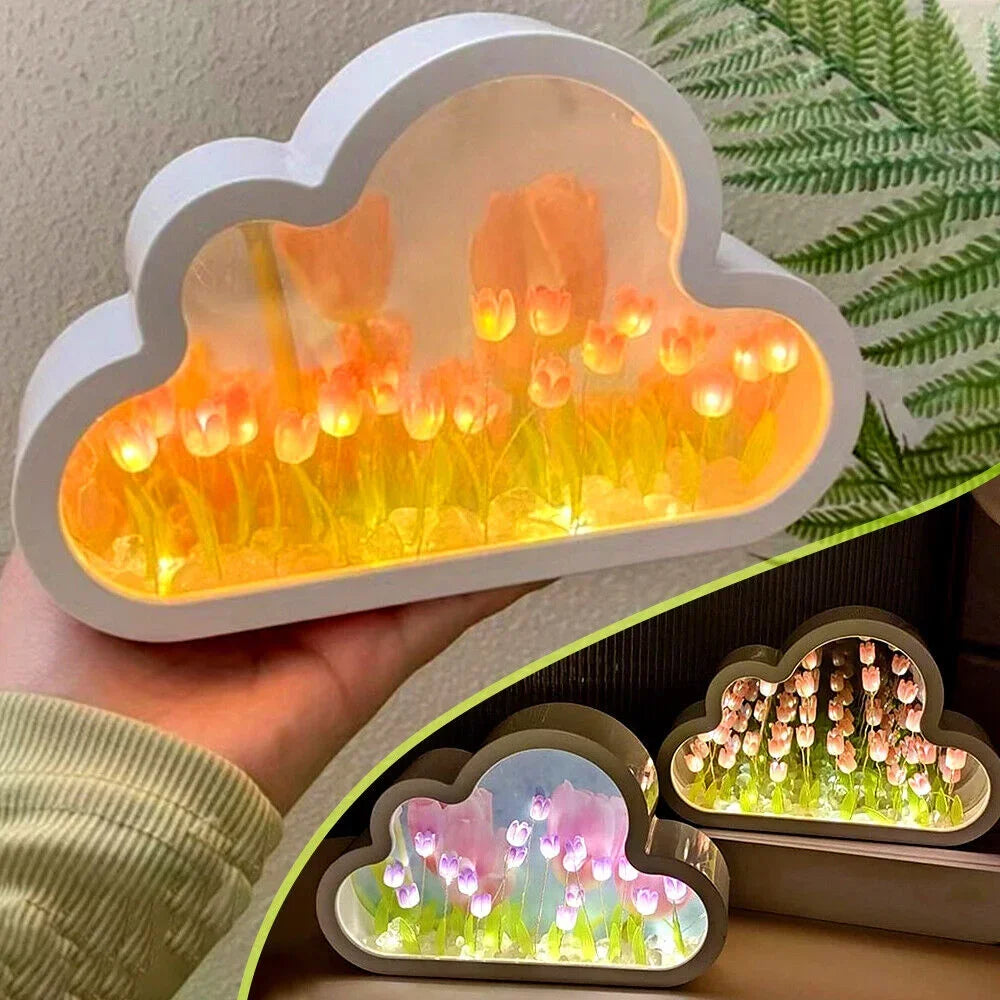 Cloud-Shaped LED Night Light – A Romantic Glow for Your Special Moments!