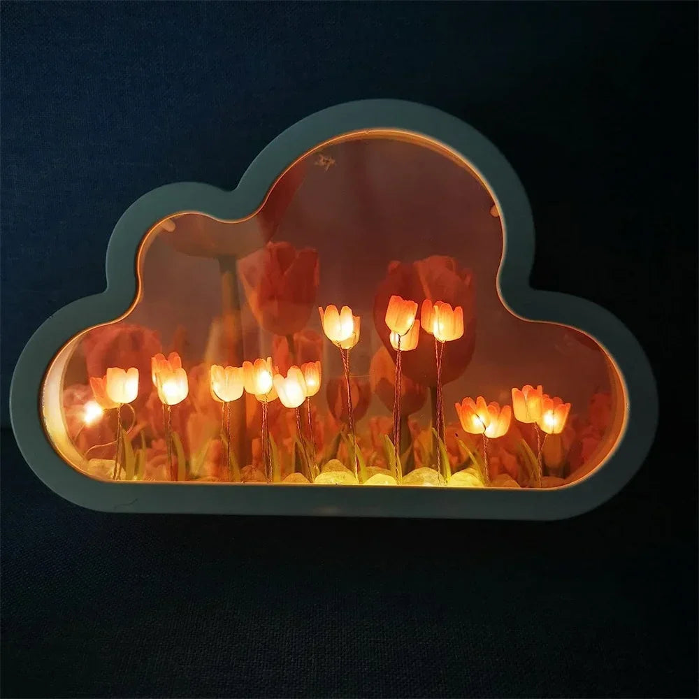 Cloud-Shaped LED Night Light – A Romantic Glow for Your Special Moments!